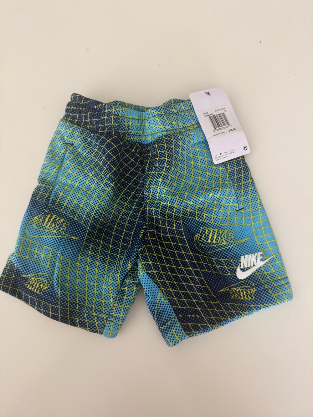 Nike Toddler Boy's Sportswear Club Shorts Baltic Blue 2T, NWT